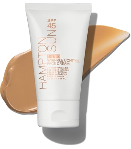 Amazon.com: Hampton Sun SPF 45 Wrinkle Control Face Cream | Daily